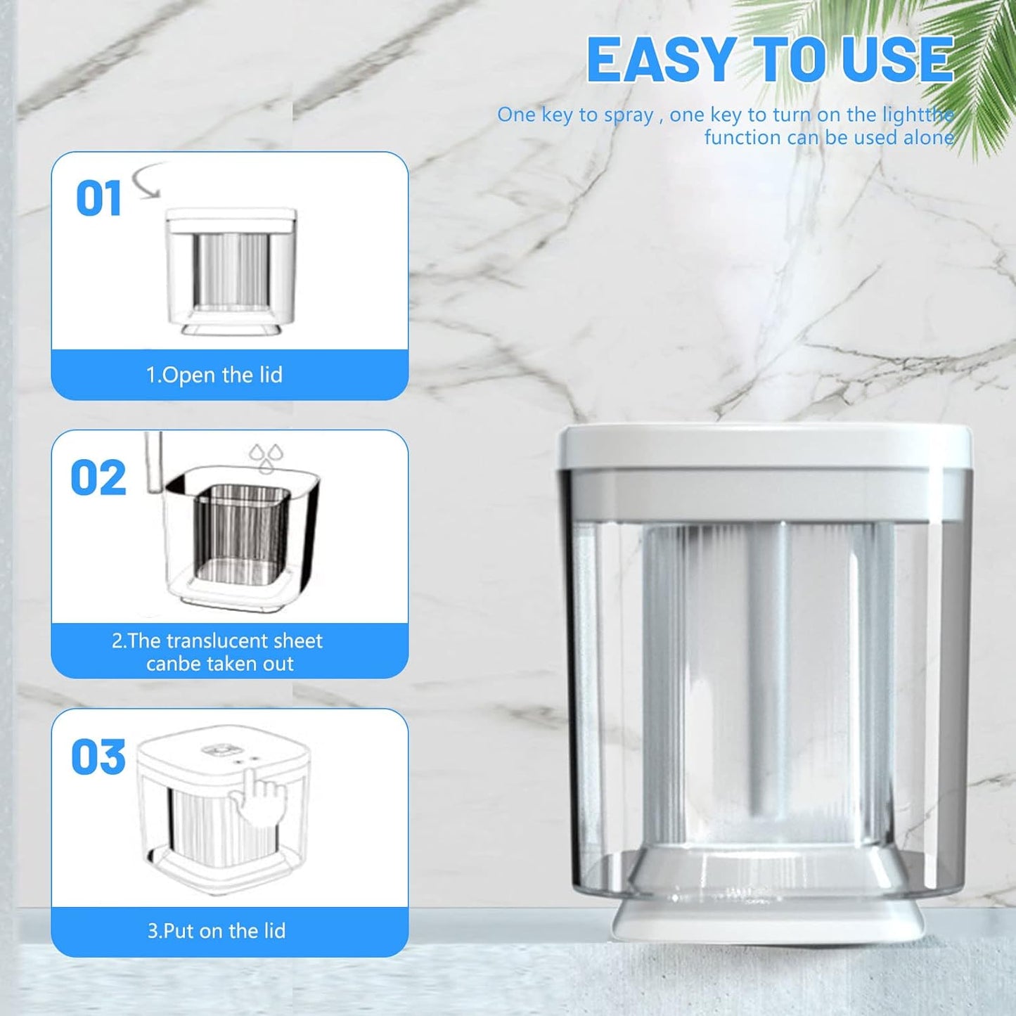 Twinkle Star Air Humidifier Night Light
