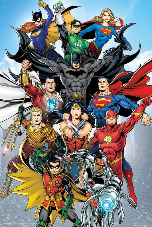 DC Comics Rebirth Superhero's Maxi Poster 61x91.5cm