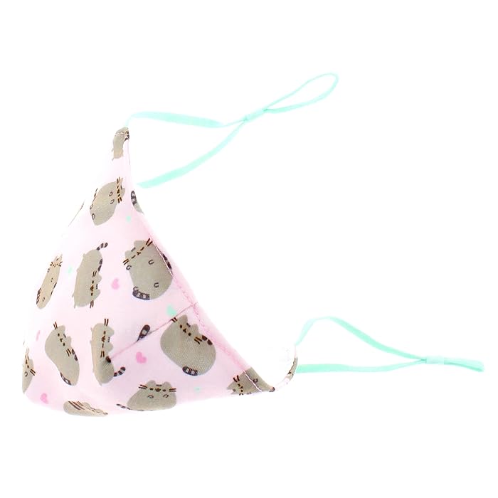 Pusheen Kids Face Mask - Cat Design - Cotton - Age 6-12 Years