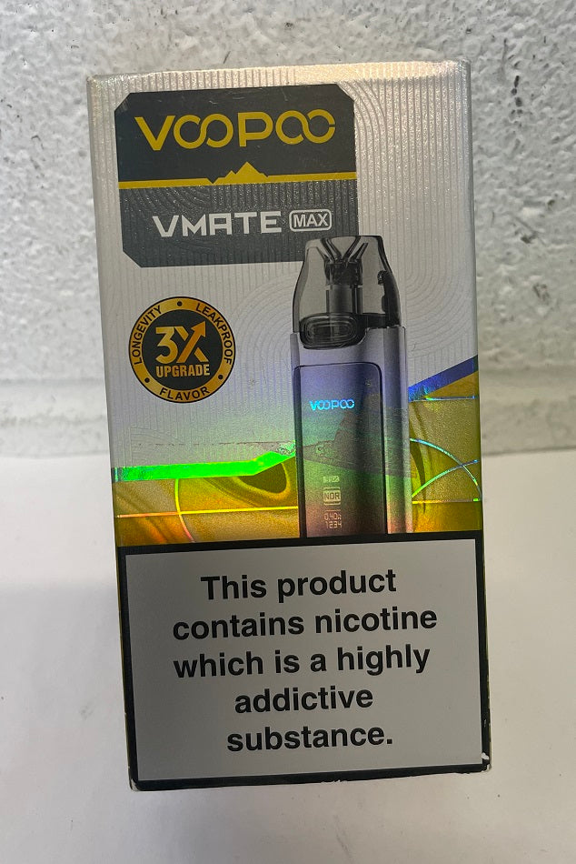 VOOPOO VMATE MAX Pod Kit 30W Vape - Glacier Silver