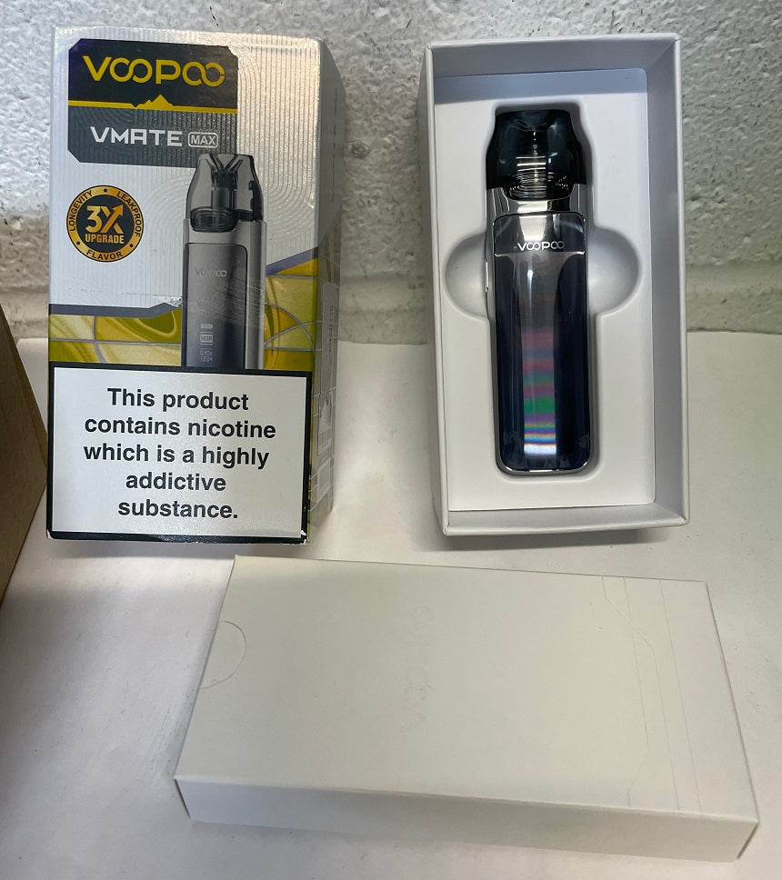 VOOPOO VMATE MAX Pod Kit 30W Vape - Glacier Silver