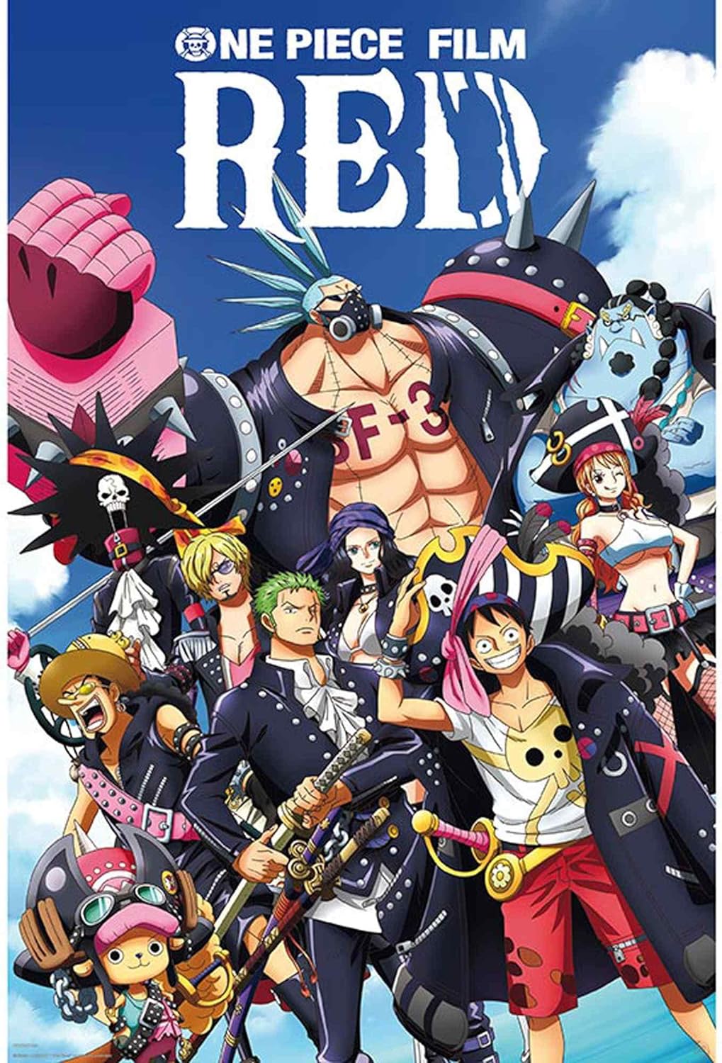 One Piece Red Full Crew Maxi Poster 61x91.5cm