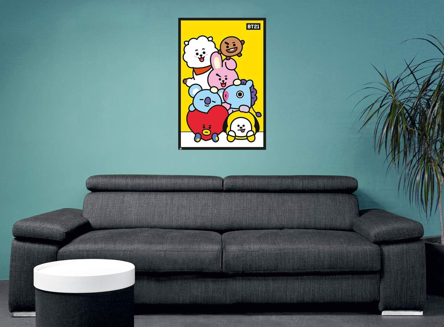 BT21 Group Pileup Yellow Maxi Poster 61x91.5cm