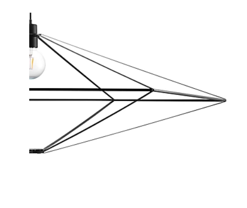 GoodHome Heyka Black Pendant Ceiling Light