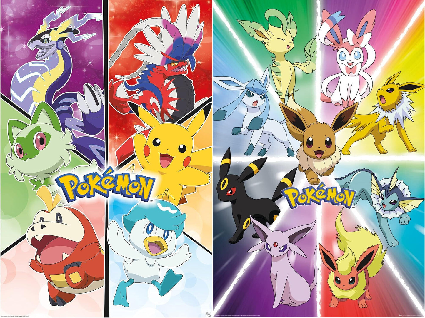 2x Pokémon Maxi Posters 61x91.5cm