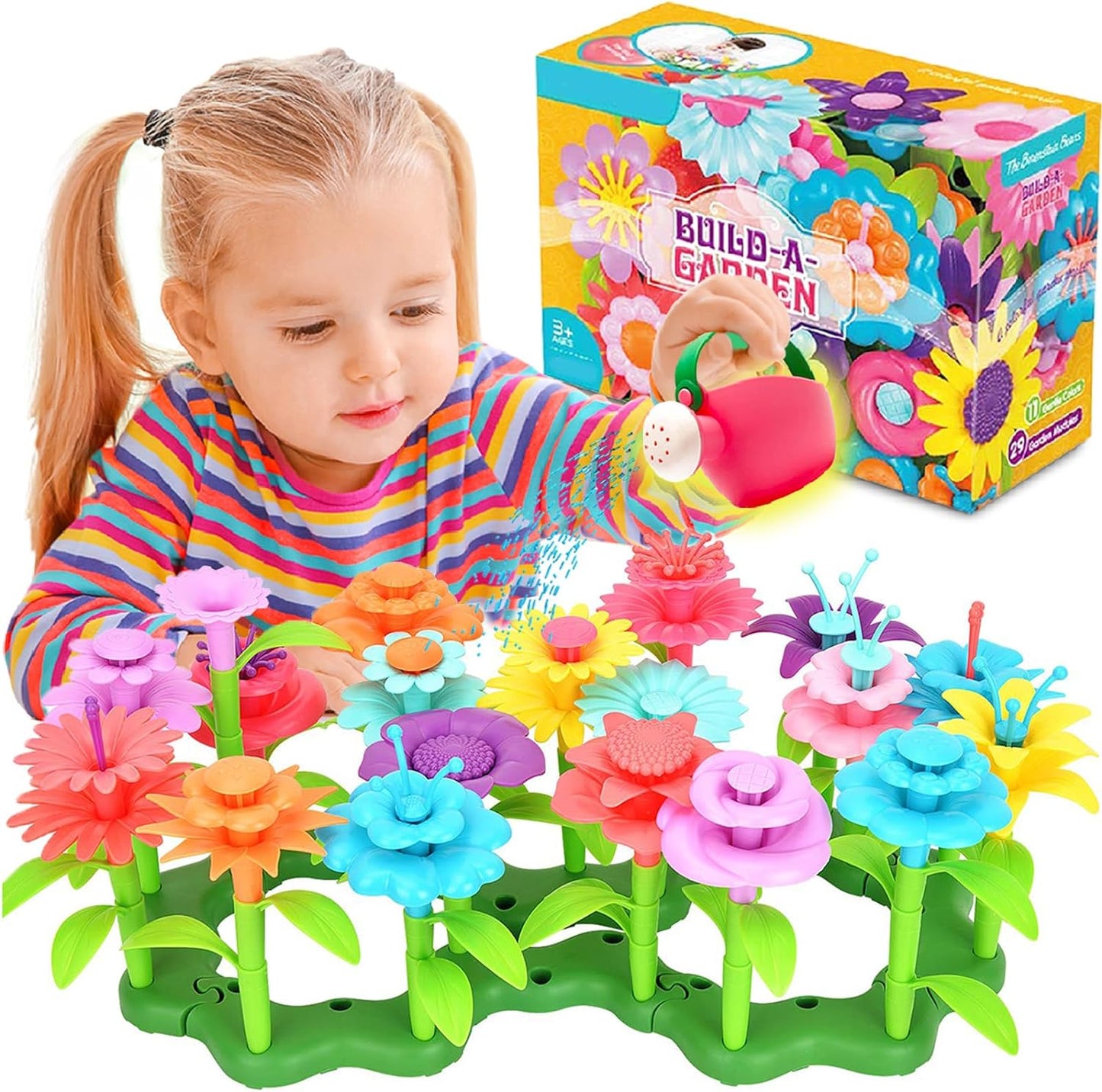 Flower Garden Building STEM Toy Play Set