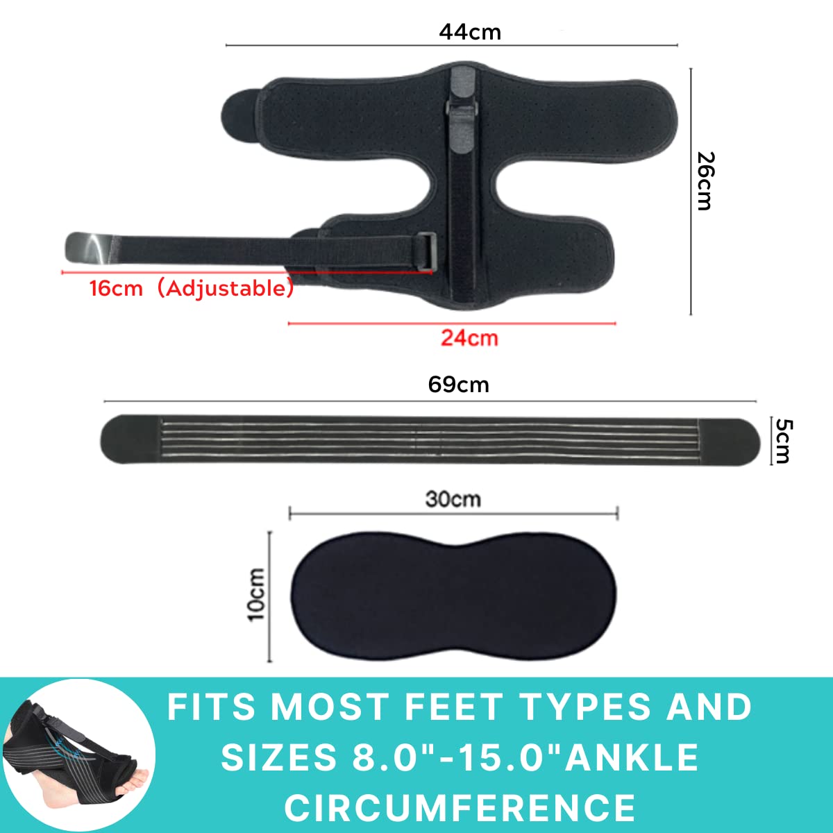 Plantar Fasciitis Night Splint - Left / Right