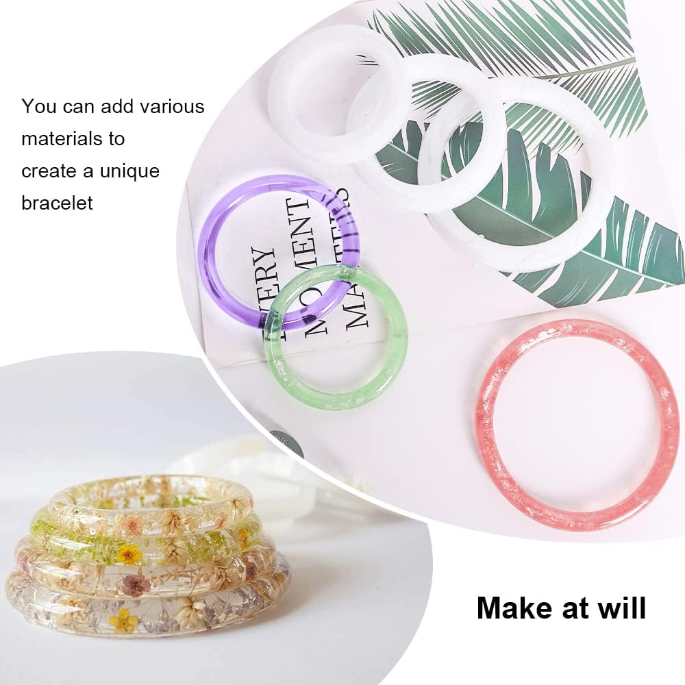 4x Easy to Demold Jewelry Craft Making Durable Resin Moulds