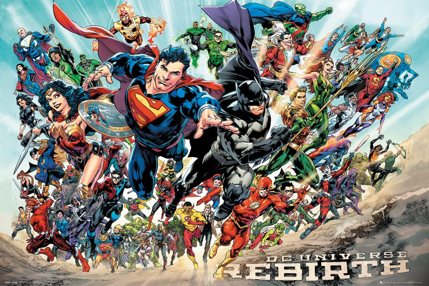 DC Comics Rebirth Superheros Maxi Poster 61x91.5cm