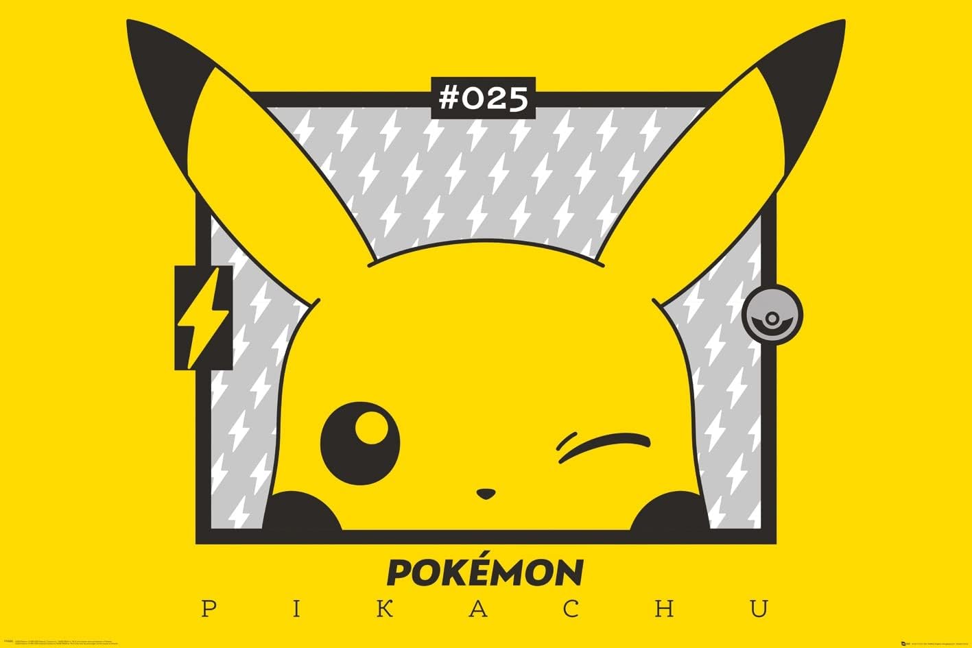 Pokémon Pikachu Wink Maxi Poster Print 61x91.5cm