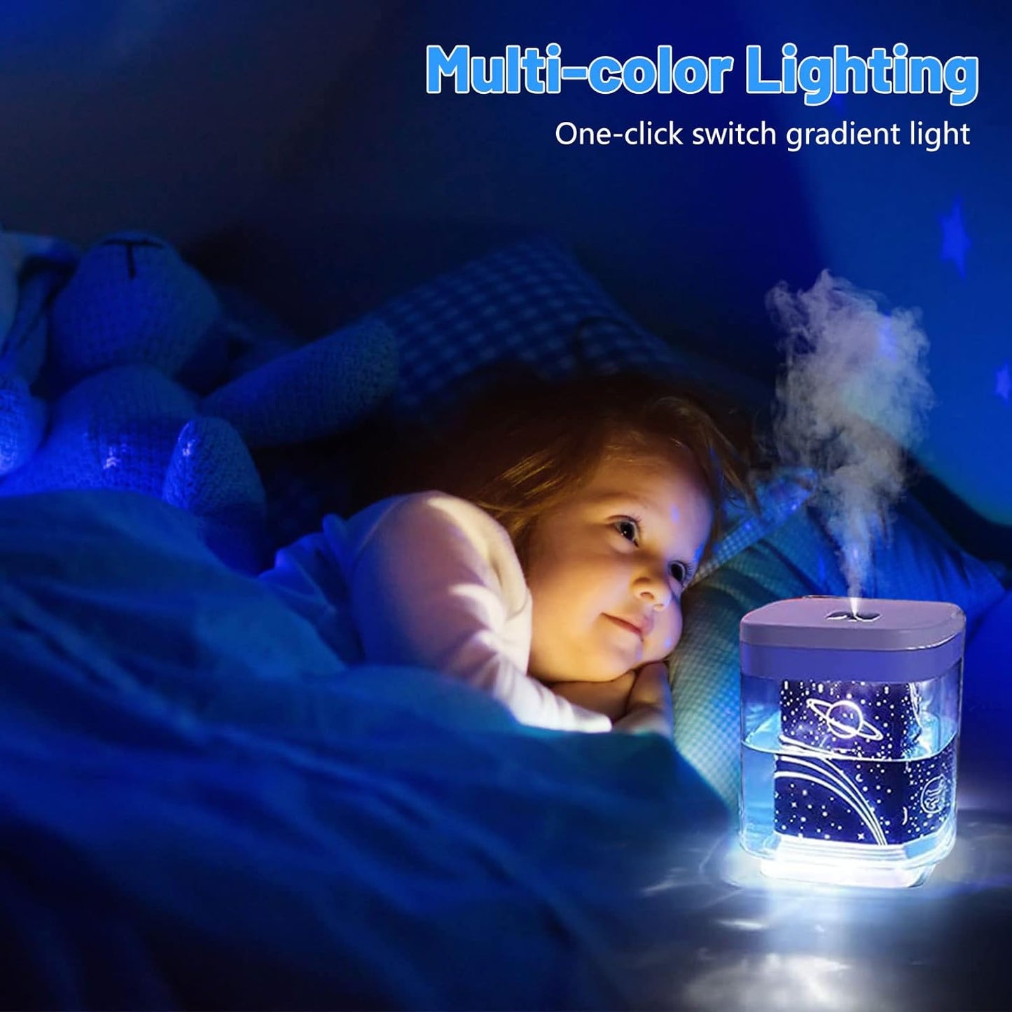 Twinkle Star Air Humidifier Night Light