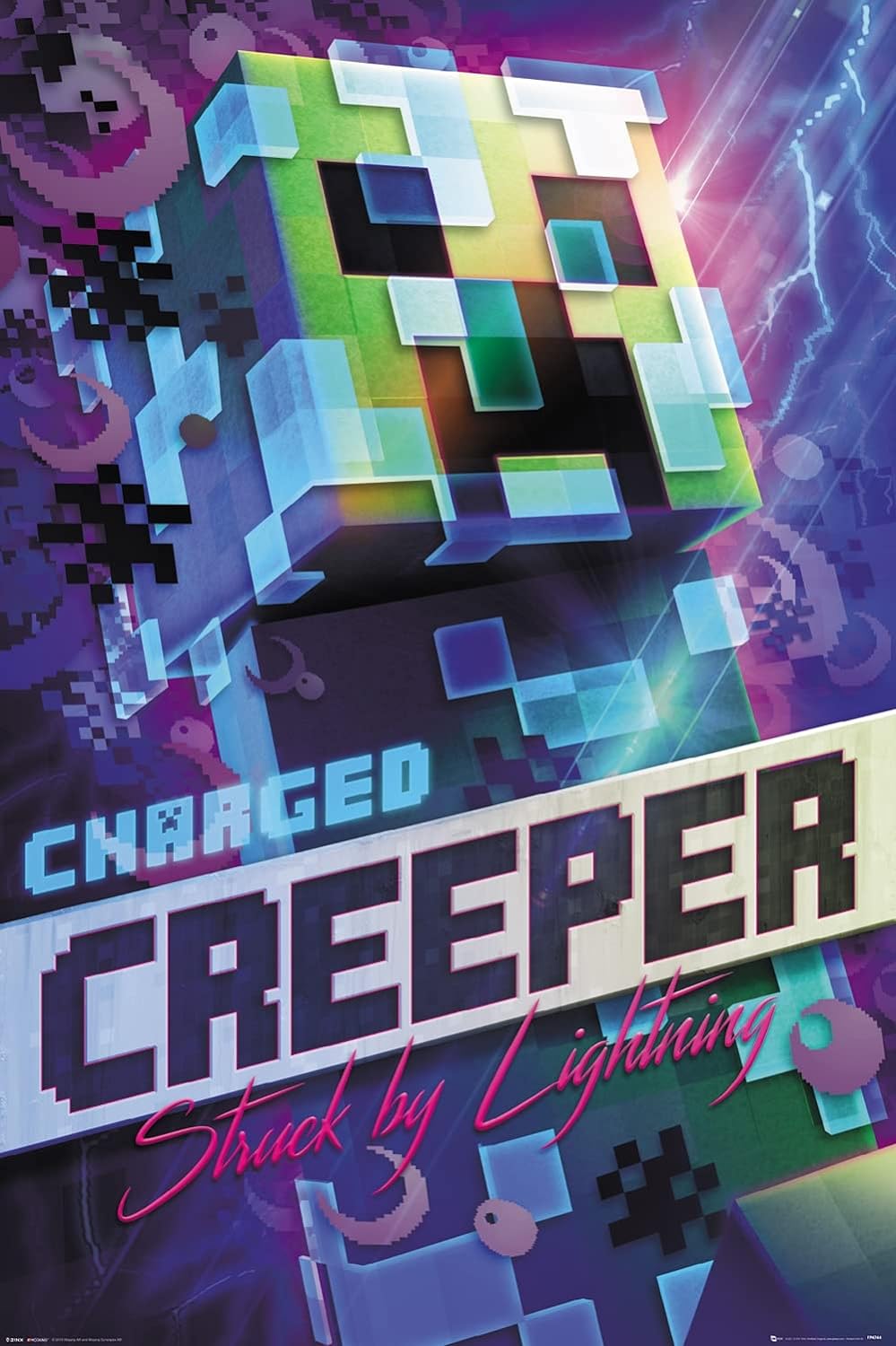 Minecraft Charged Creeper Maxi Poster 61x91.5cm