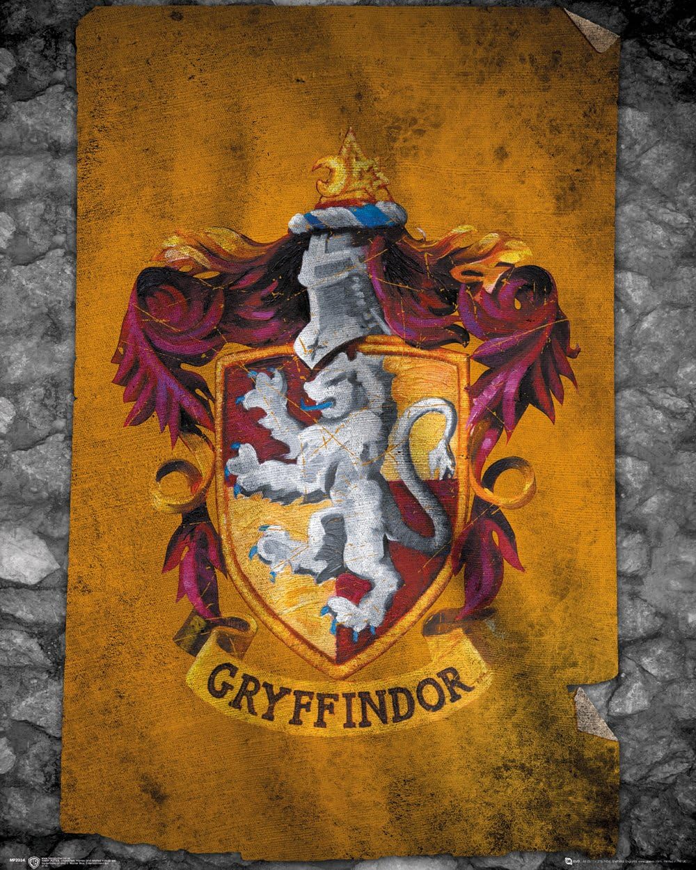 Harry Potter Gryffindor Flag Mini Poster 50x40cm