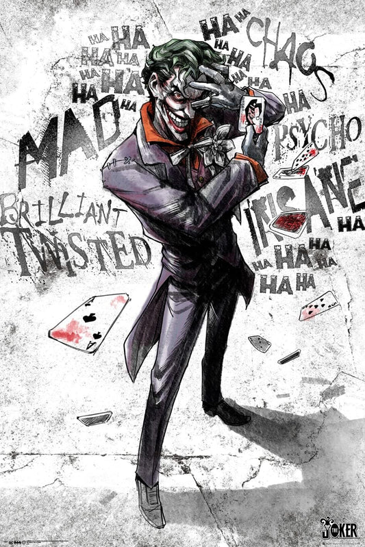 DC Comics Joker Type Maxi Poster 61x91.5cm