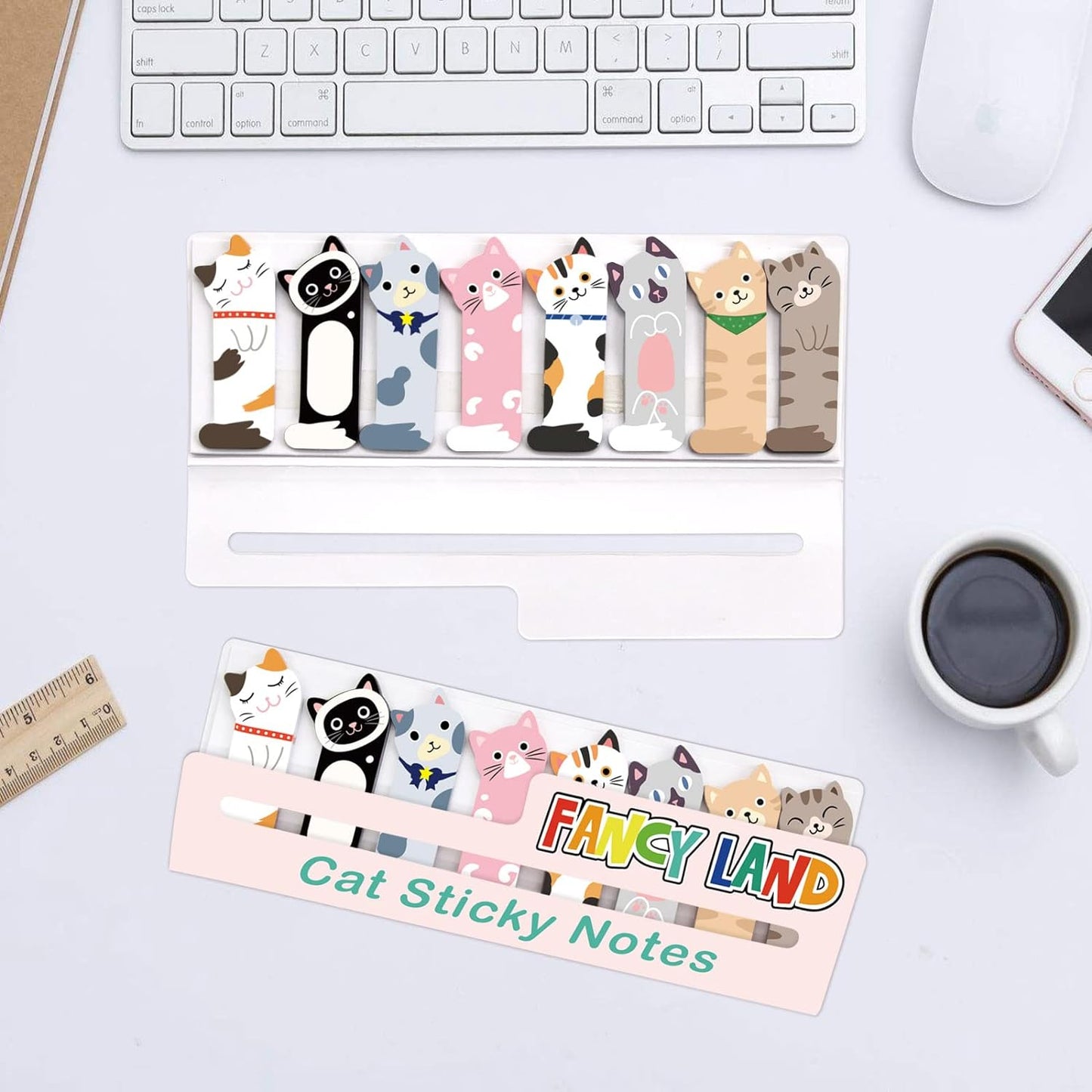 720x Cute Cat Sticky Notes in 8 Designs