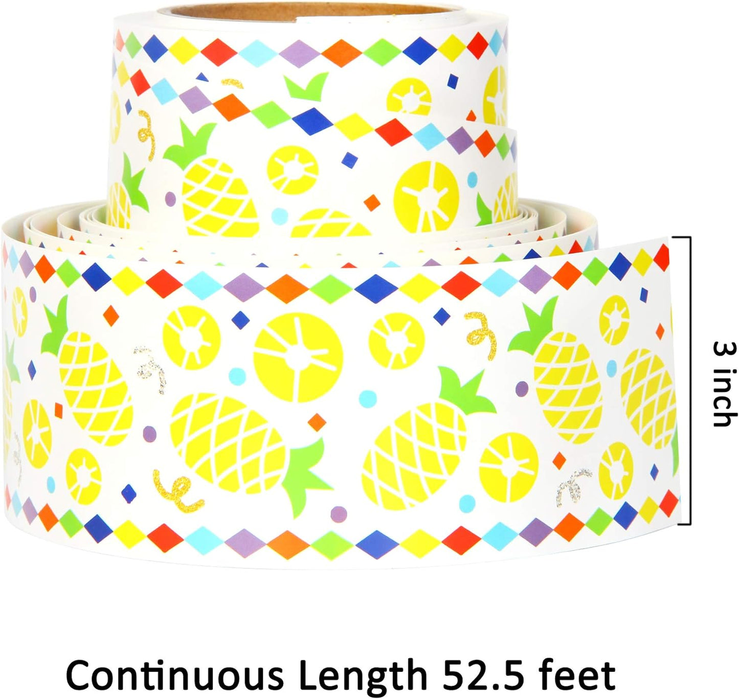 16m Pineapple Theme Bulletin Board Border