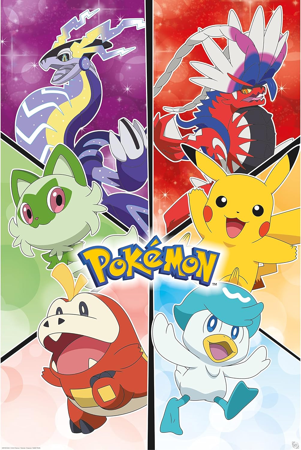 Pokemon Scarlet and Purple Maxi Poster Print 61x91.5cm