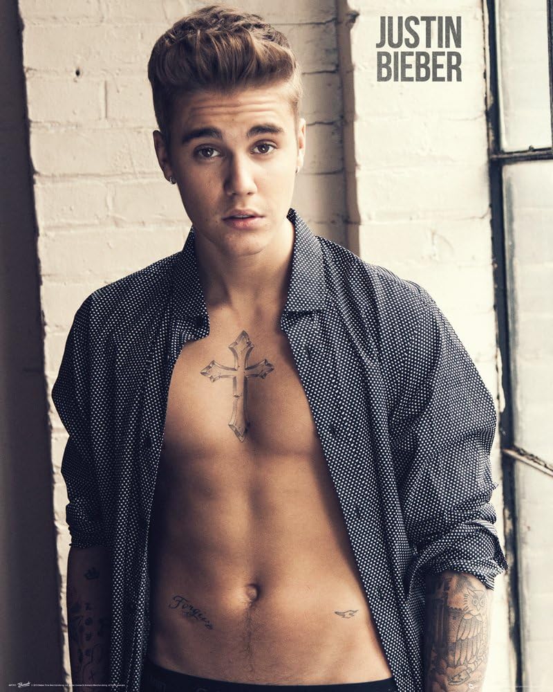 Justin Bieber Shirt Mini Poster 50x40cm