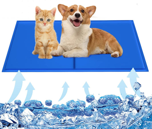 Blue Dog Cooling Mat - Size Medium 50cm x 65cm