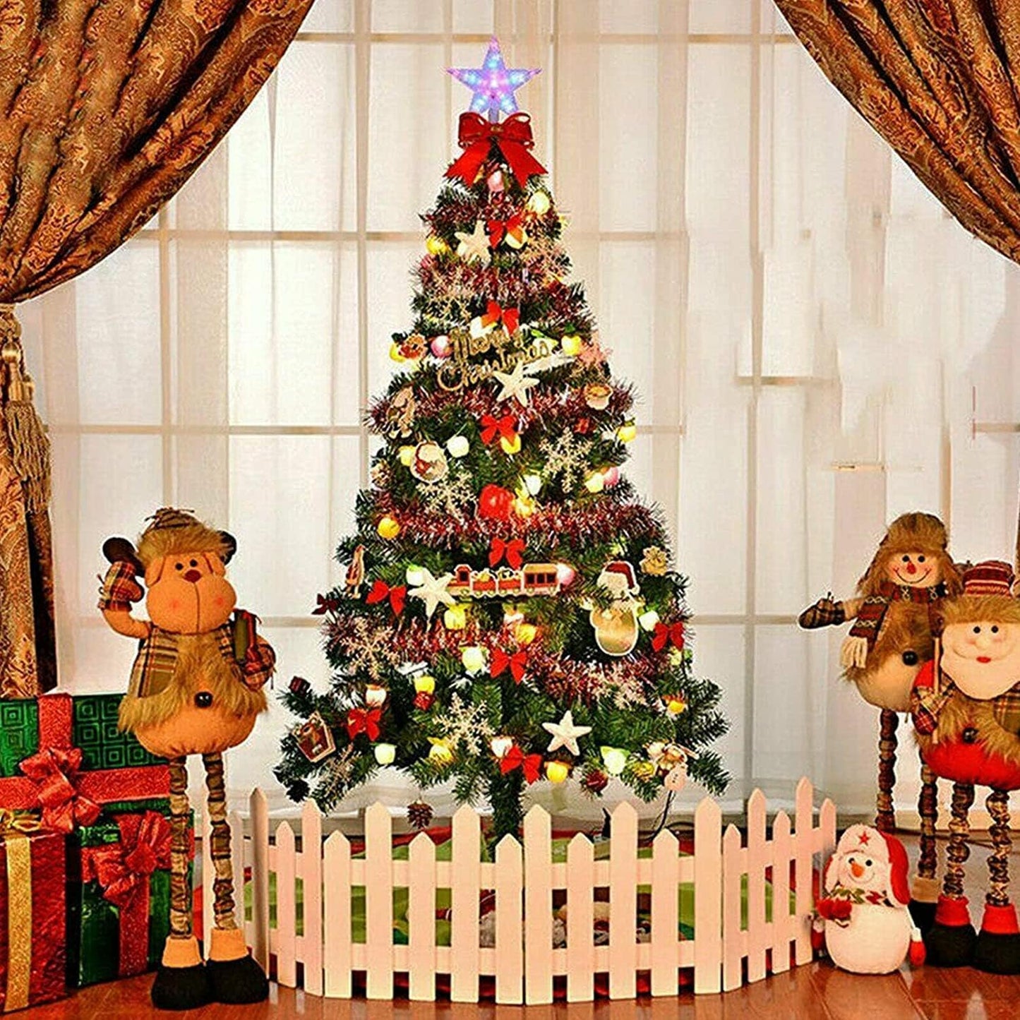 15cm Christmas Tree Topper Star 10 LED