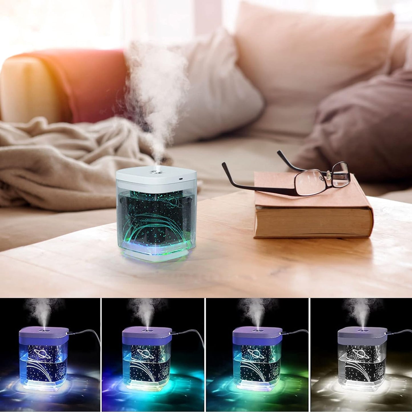 Twinkle Star Air Humidifier Night Light