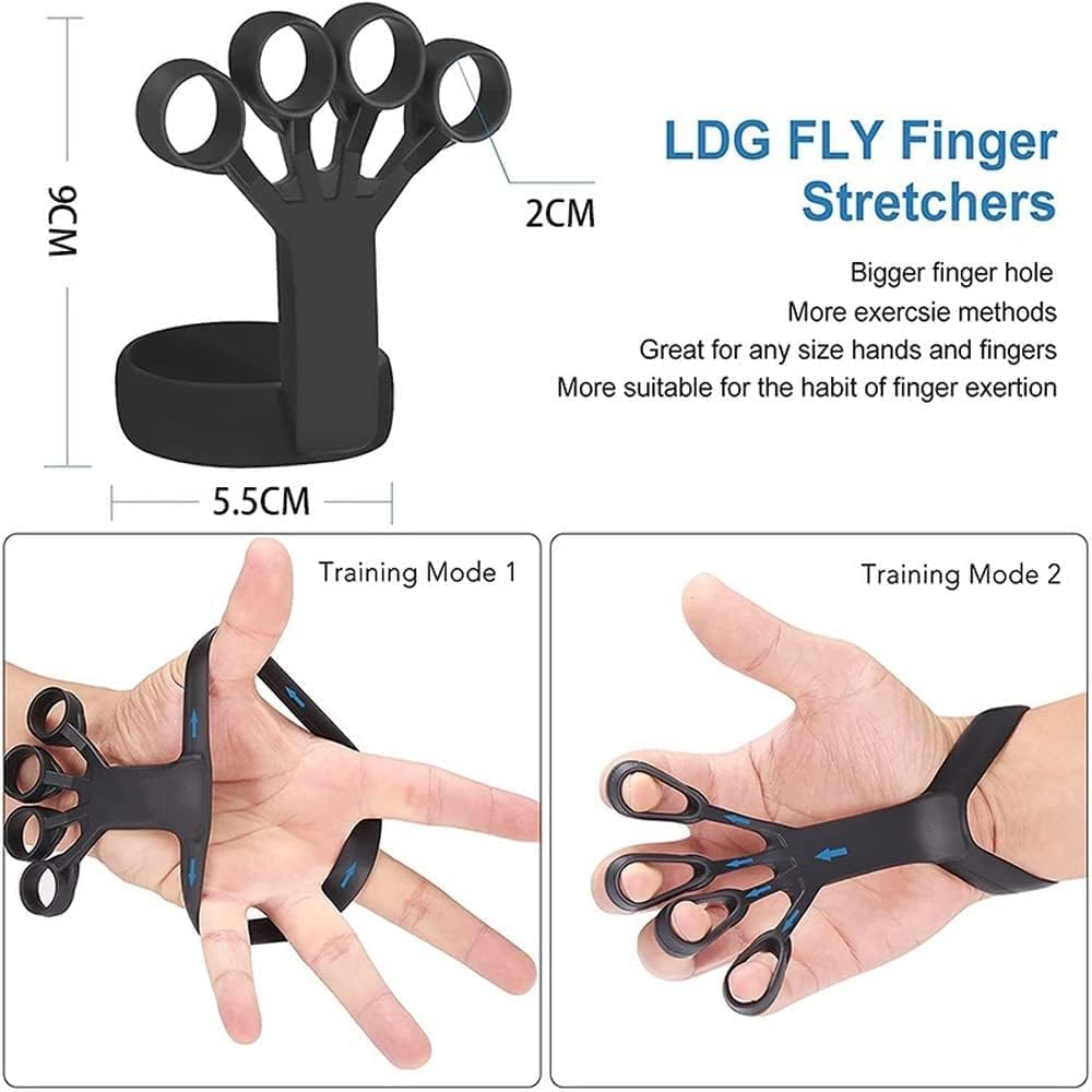 2x Finger Trainer Silicone Hand Strength Trainer