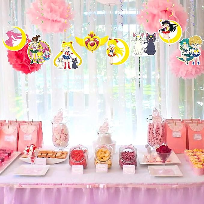 30 Piece Party Hanging Swirls Decorations