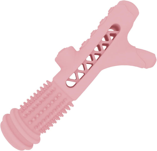 Puppy Teething Toy Dog Teeth Chew Toy Pink 15.5cm