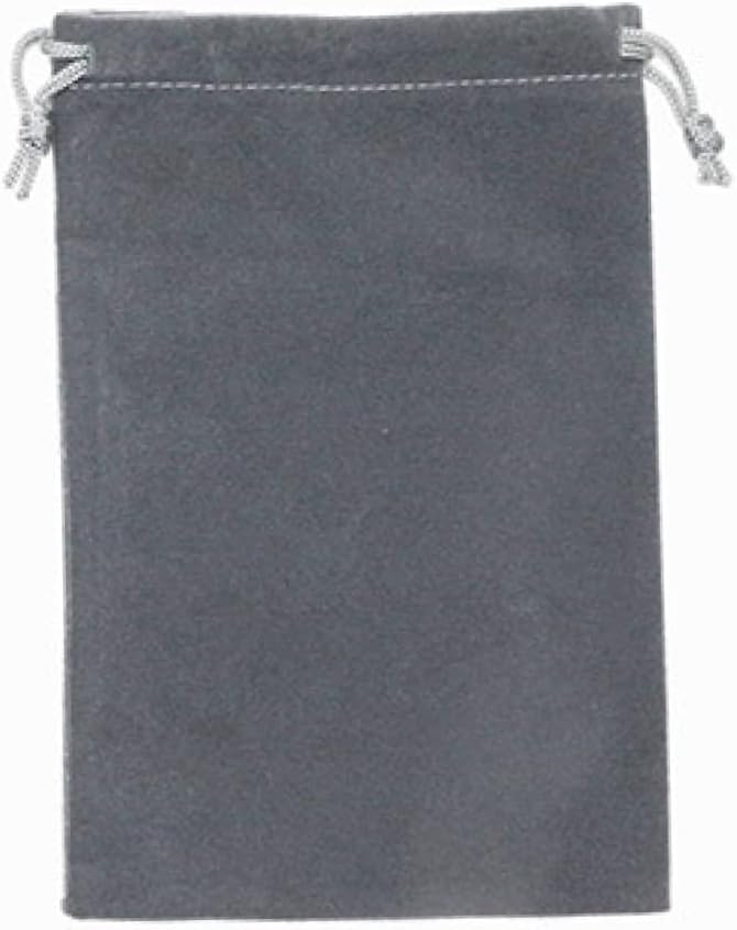 Soft Velvet Grey Pouch Heat Resistant Cloth Bag 25cm x 35cm