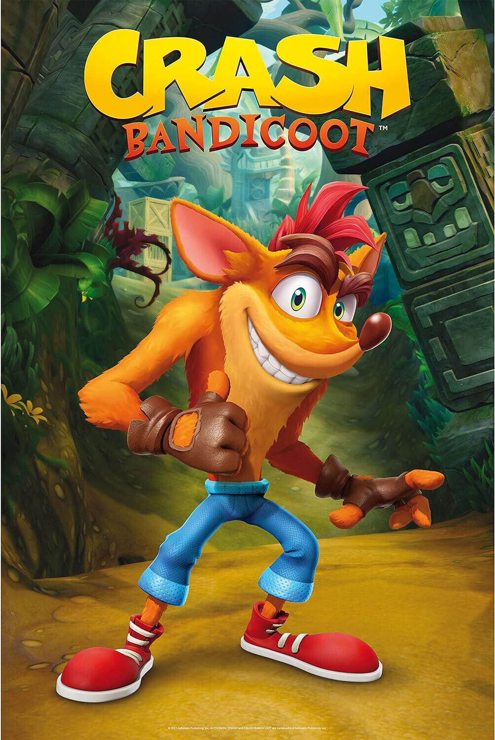 3x Crash Bandicoot Maxi Posters 61x91.5cm