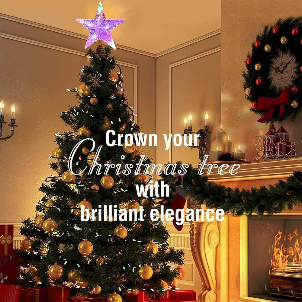 15cm Christmas Tree Topper Star 10 LED