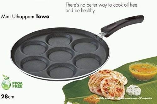 Non-Stick 7 Cavity Frying Pan With Handle