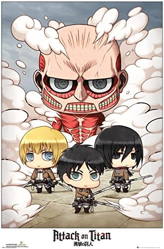 Attack On Titan Chibi Group Maxi Poster 61x91.5cm