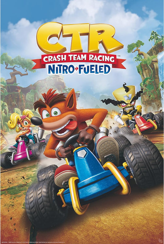 Crash Bandicoot Crash Team Racing CTR Maxi Poster 61x91.5cm