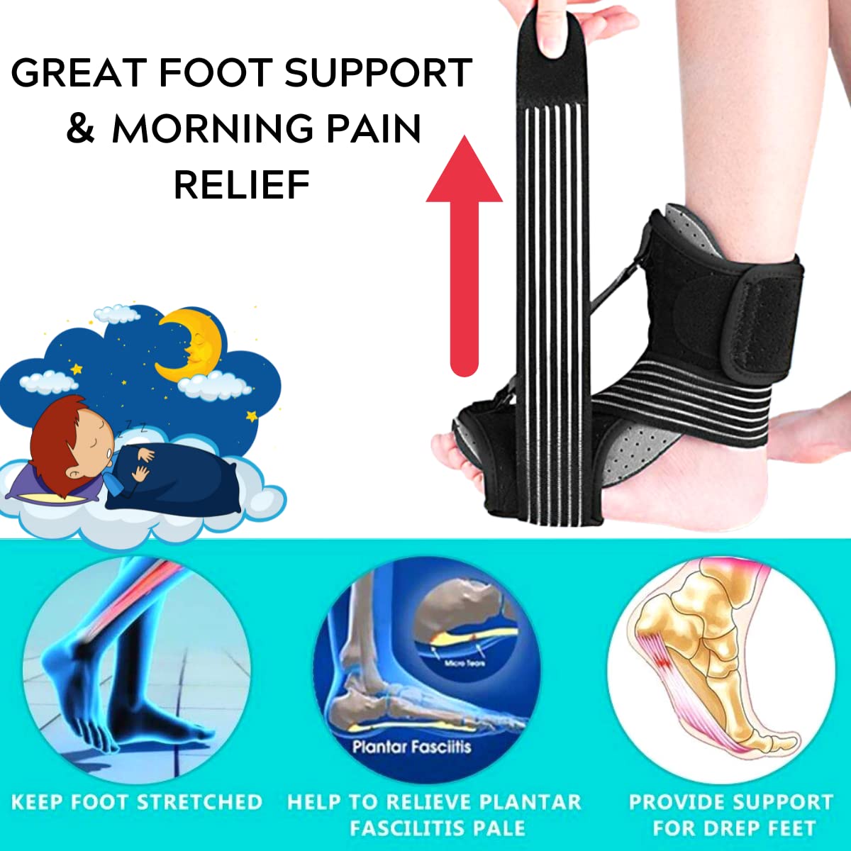 Plantar Fasciitis Night Splint - Left / Right