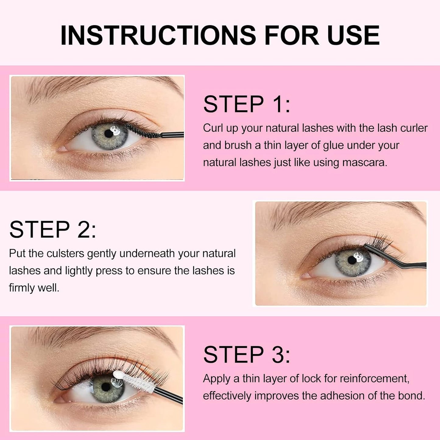 Lash Bond & Seal Cluster Eyelash Glue for Individual Cluster