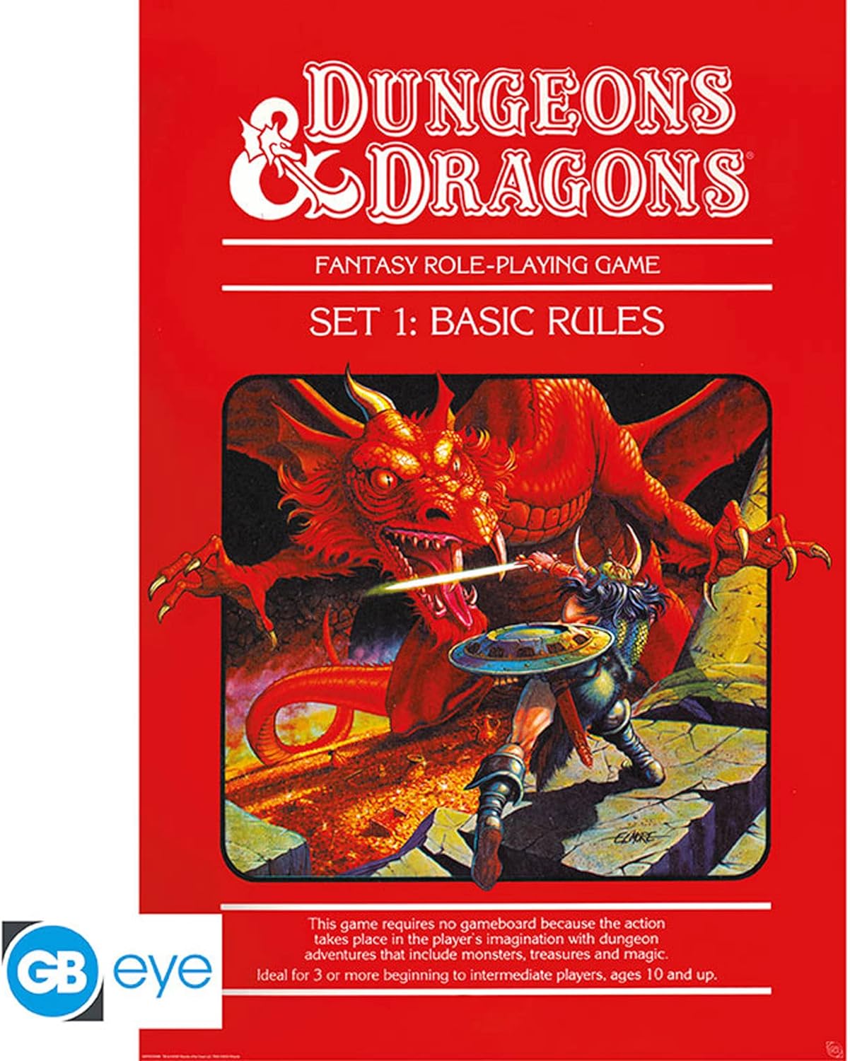 Dungeons & Dragons Basic Rules Maxi Poster Print 61x91.5cm