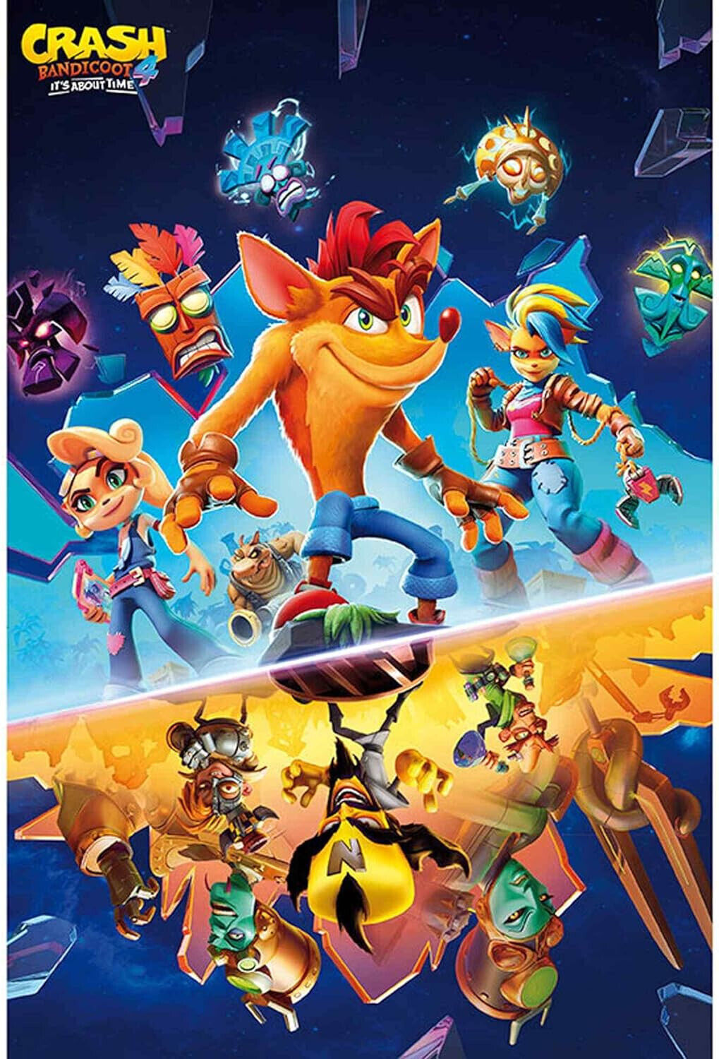 3x Crash Bandicoot Maxi Posters 61x91.5cm