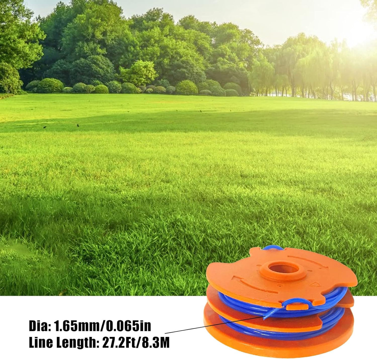 4x WX100 Grass Trimmer Spool Lines