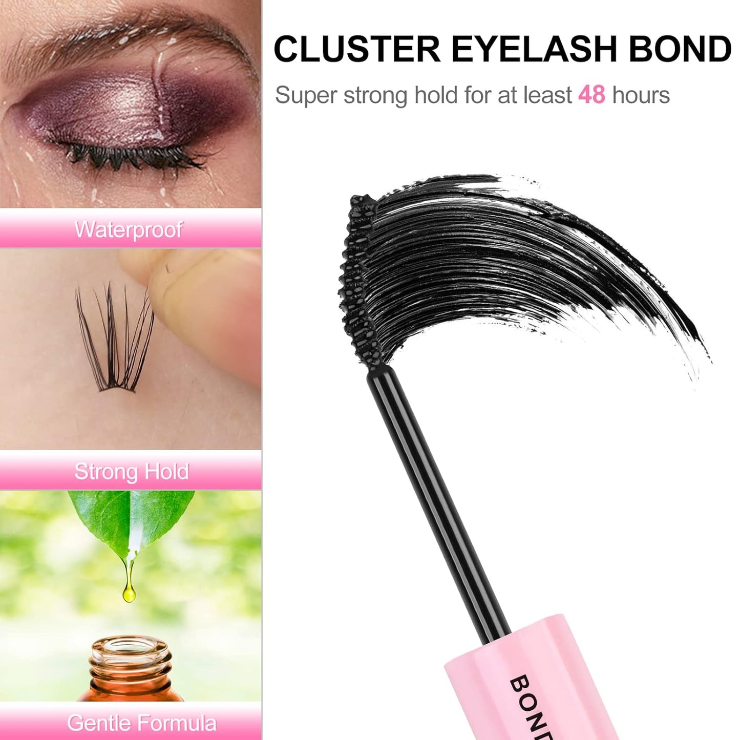 Lash Bond & Seal Cluster Eyelash Glue for Individual Cluster