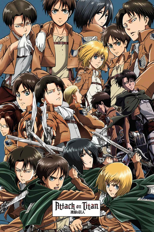 Attack On Titan Collage Maxi Poster 61x91.5cm