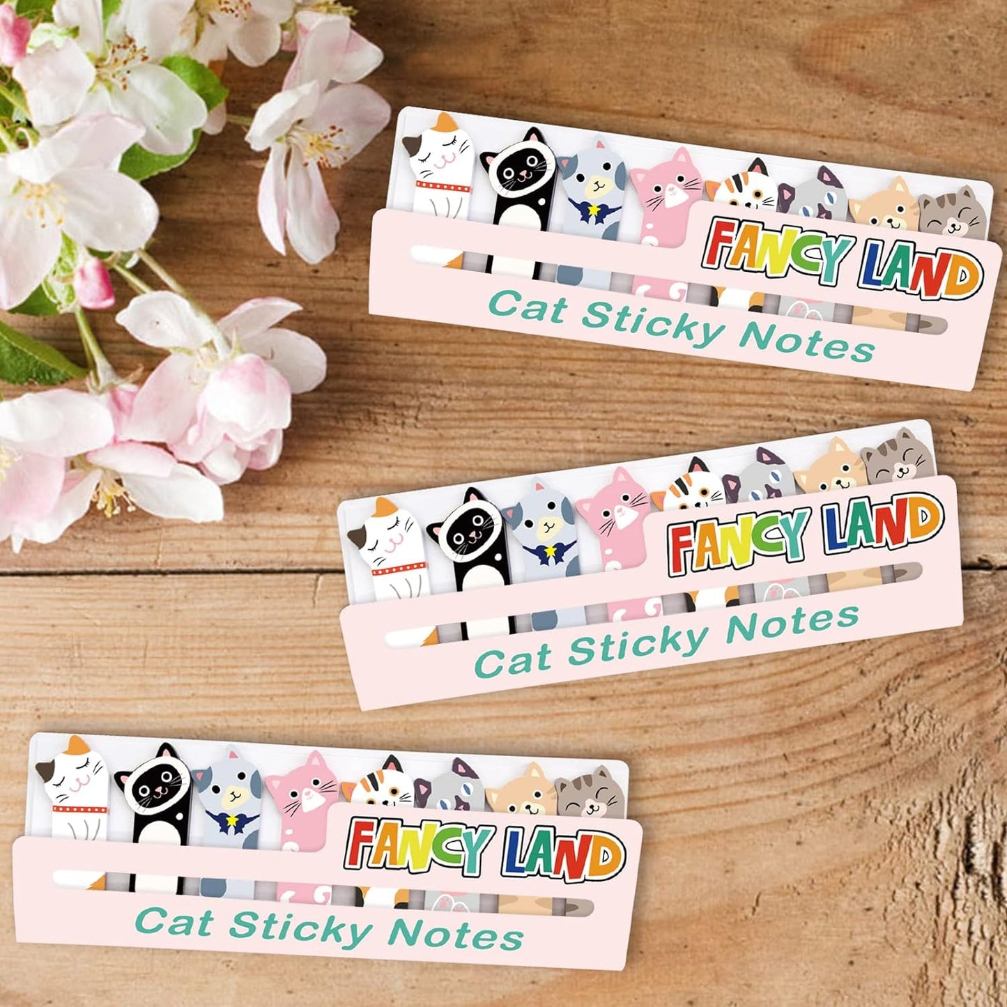 720x Cute Cat Sticky Notes in 8 Designs