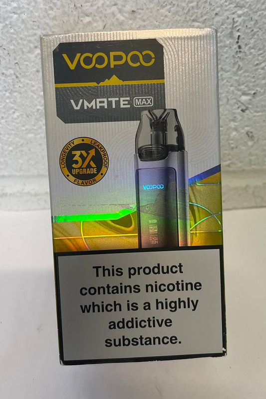 VOOPOO VMATE MAX Pod Kit 30W Vape - Glacier Silver