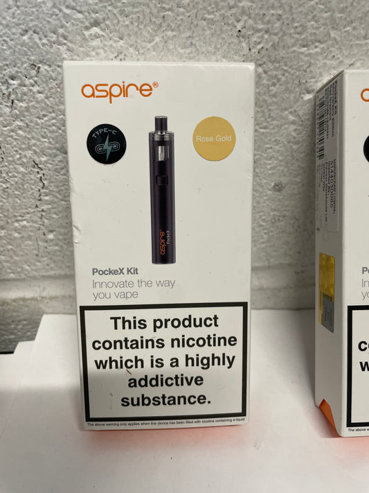 Aspire PockeX Vape Kit Rose Gold (New)