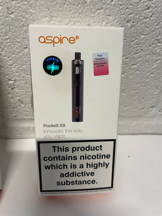 Aspire PockeX Vape Kit Pink Gradiant (Refurbished)