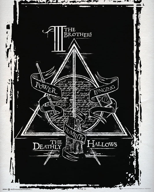 Harry Potter Deathly Hallows Graphic Mini Poster 50x40cm