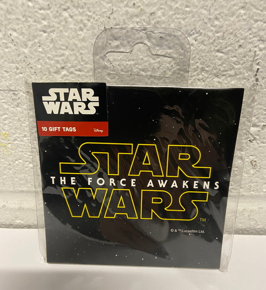 Pack of 10 Star Wars The Force Awakens Large Gift Tags