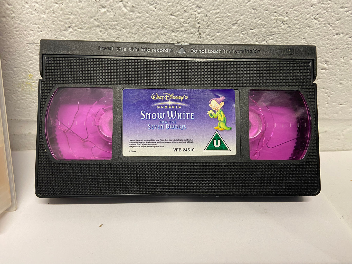 Snow White & The Seven Dwarfs VHS Decorative Light