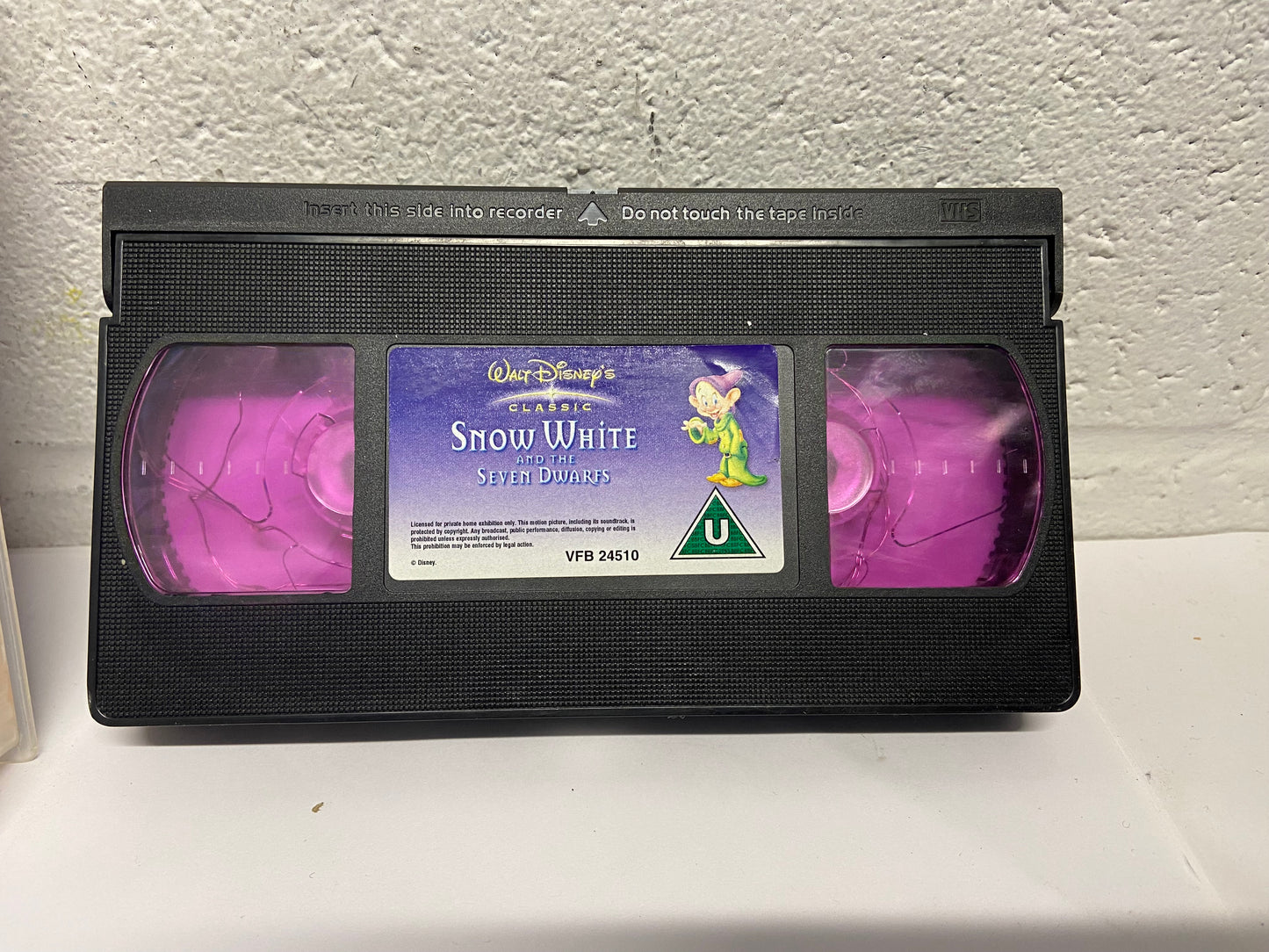 Snow White & The Seven Dwarfs VHS Decorative Light