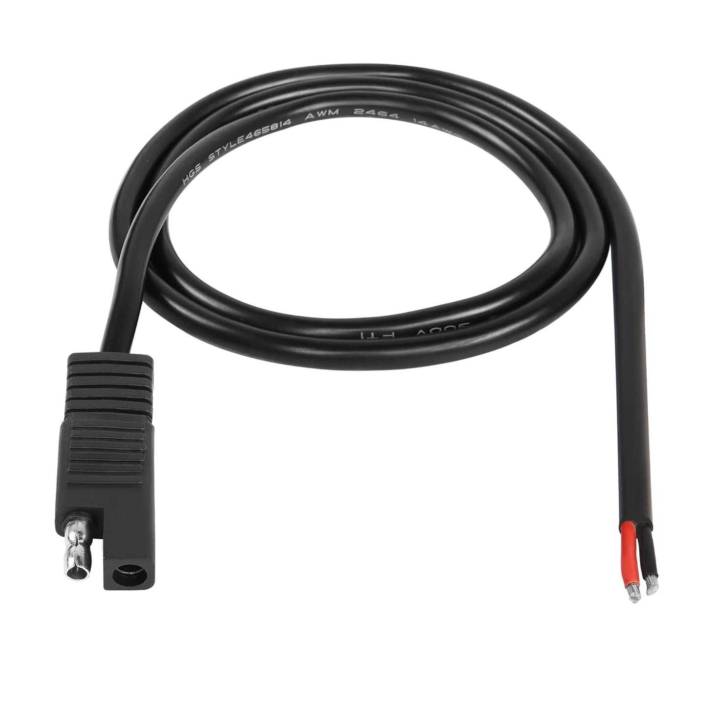 1m 14AWG SAE Connector Extension Cable 2 Pin Quick Disconnect Plug